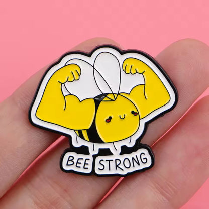 Photo produit - Pin's Abeille "Bee Strong”