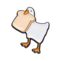 Pin’s Canard Blanc avec Pain de Mie