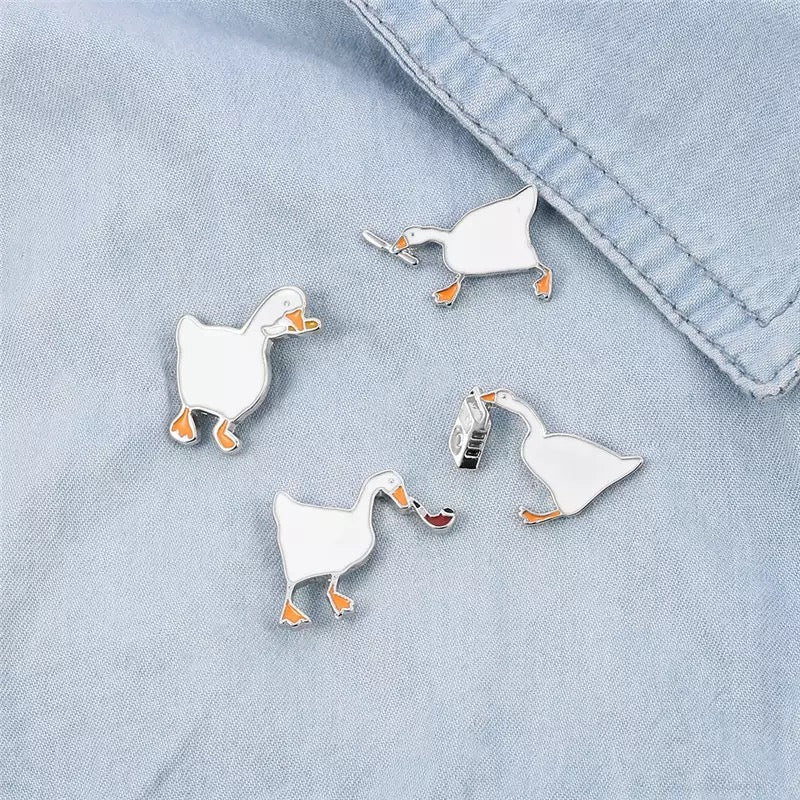 Pin's Canard Blanc Pipe – visuel produit
