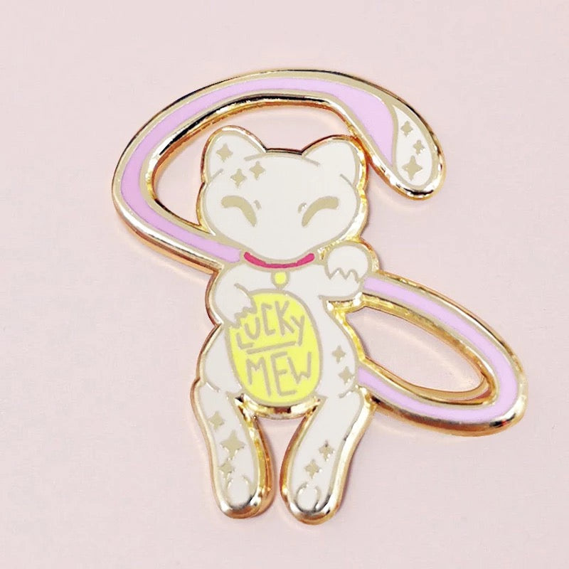Lucky Mew Gato afortunado Chapa