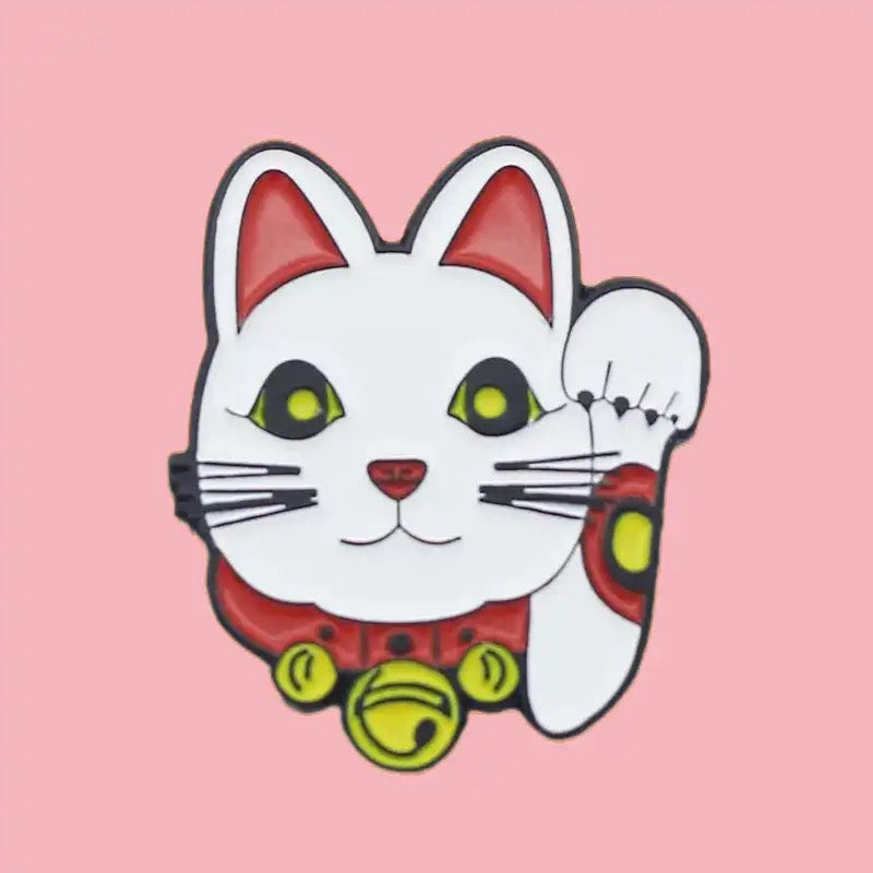 Broche Cabeça de Gato da Sorte