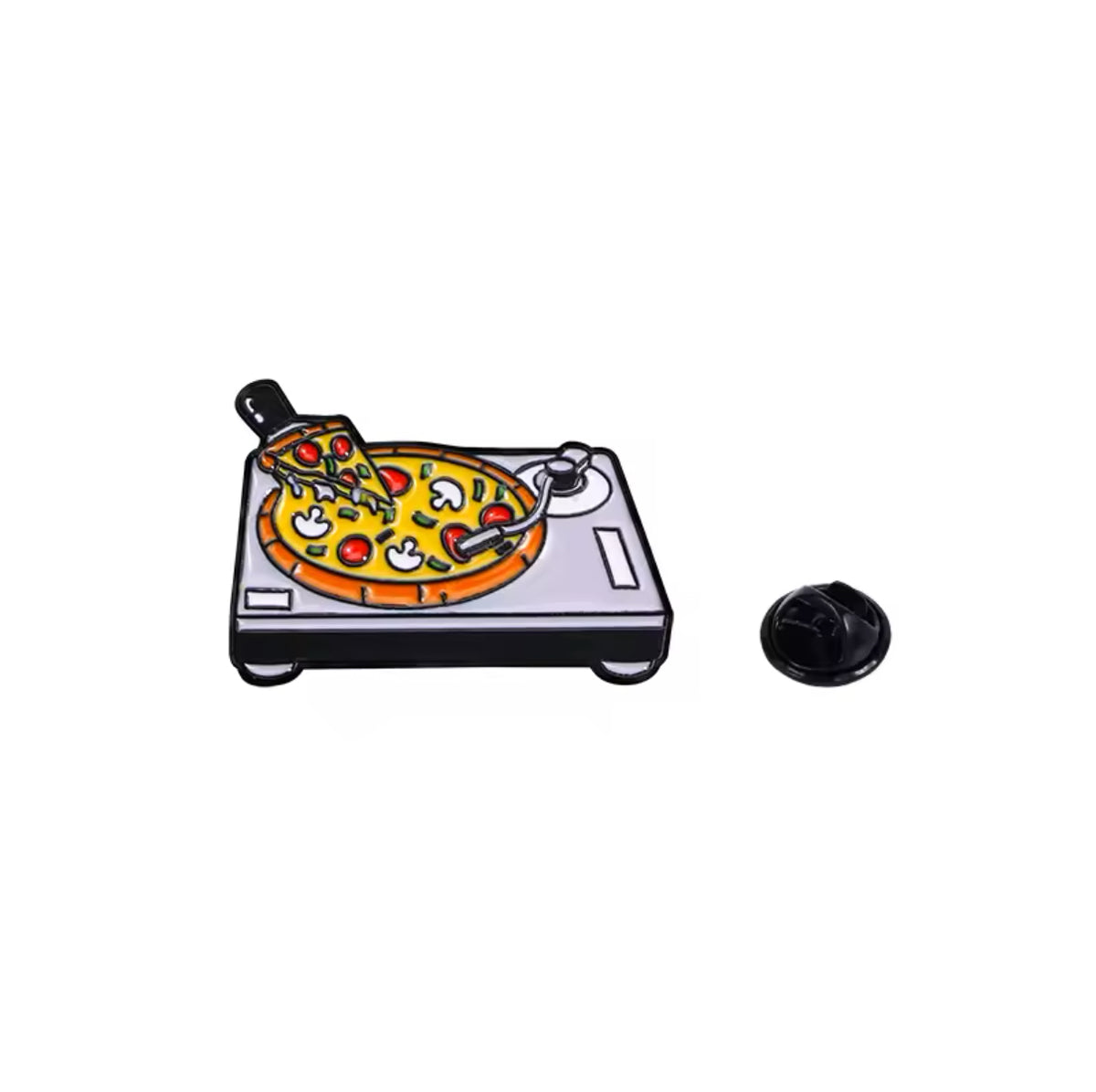 Pizza-Plattenspieler-Pin