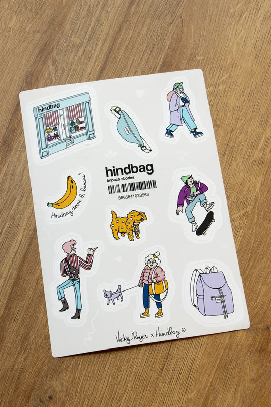 Planche de Stickers Hindbag x Vicky Royer