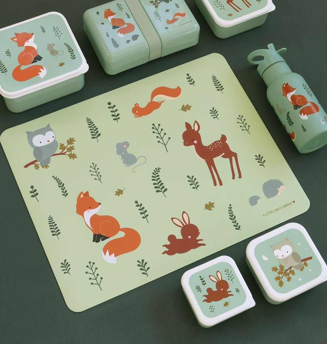 Set de table enfant - Amis de la forêt