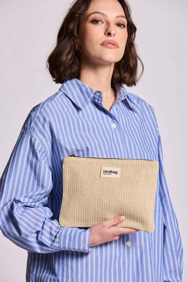 Pochette Ema Tressage nude