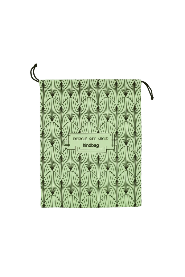 Pochon cadeau réutilisable vert matcha