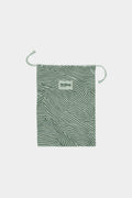 Pochon cadeau Rayure Vert