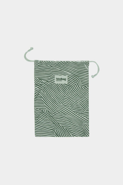 Pochon cadeau Rayure Vert
