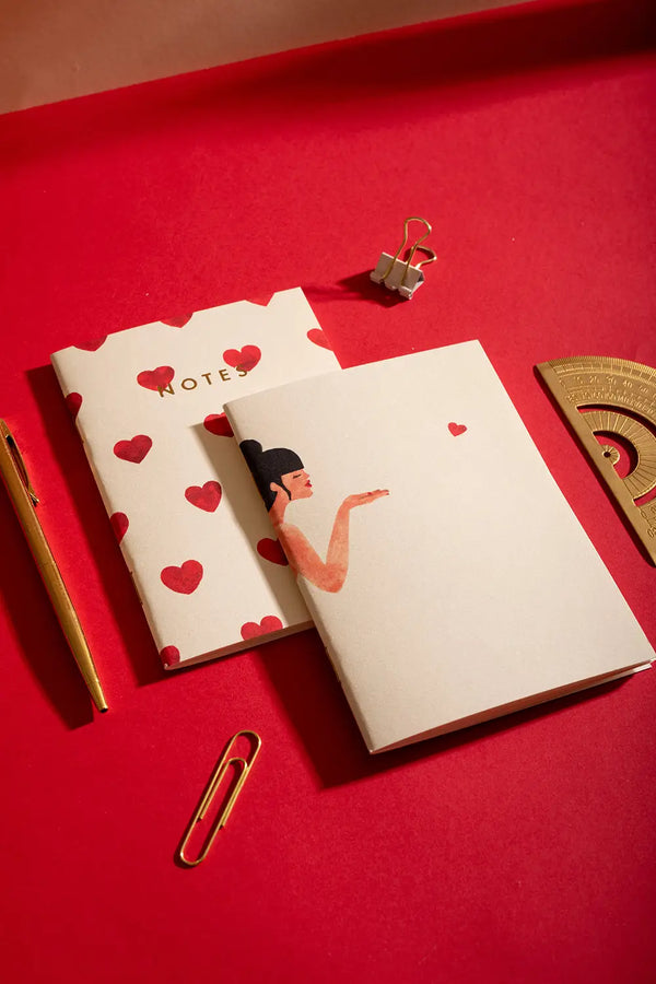 Bisou - Duo de carnets de Poche A6