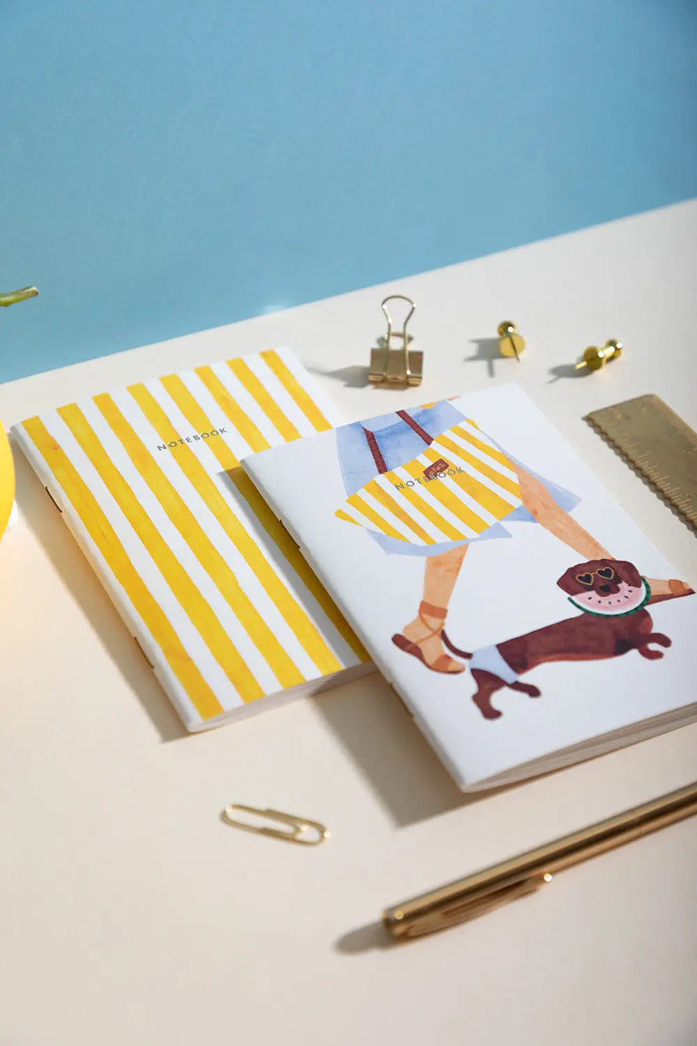 Summer Dachshund - Pocket Notebook A6 DUO