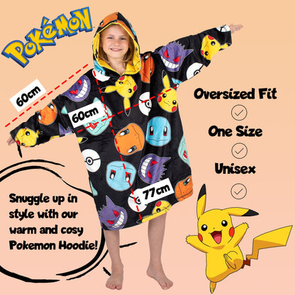 Pokémon Oversized Hoodie Blanket