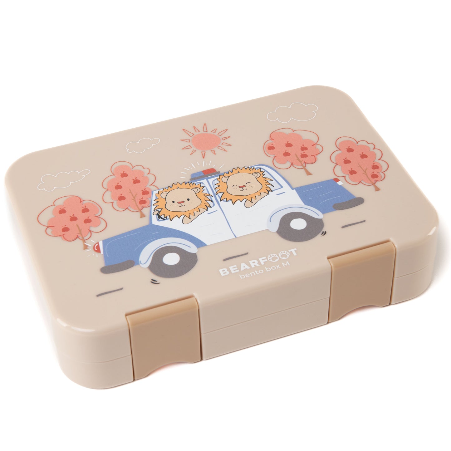 Brotdose Kinder mit Fächern, Lunchbox, Bento box - Polizei