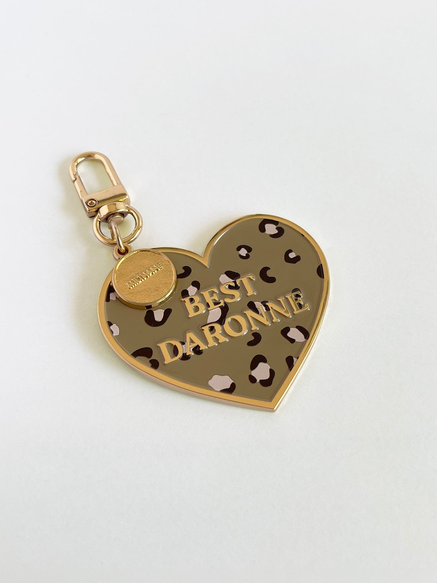 Enameled charm keyring - ZOÉ