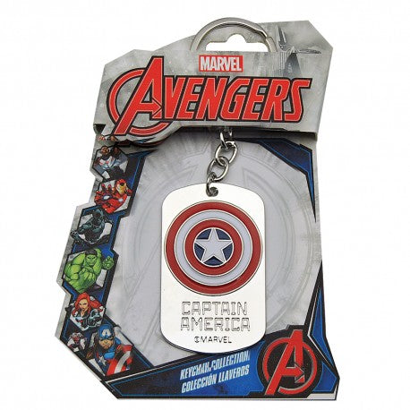 Porta-chaves Plaque Captain America 3D