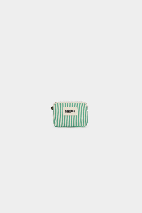 Porte monnaie Lili Rayures vert
