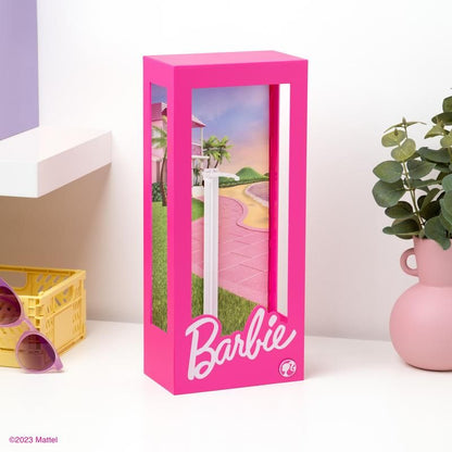 Caja de presentación de Barbie con lámpara