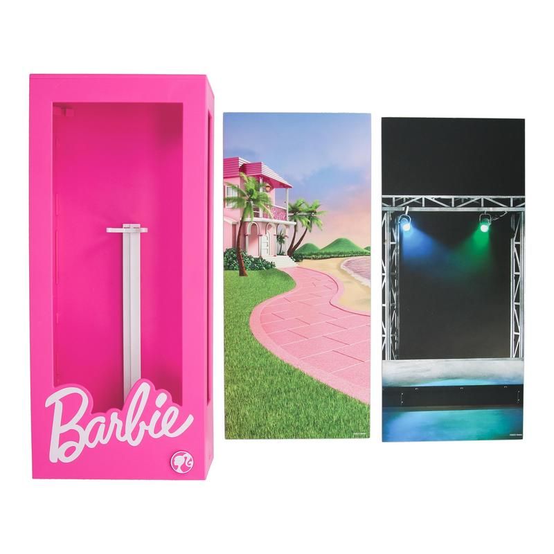 Caja de presentación de Barbie con lámpara
