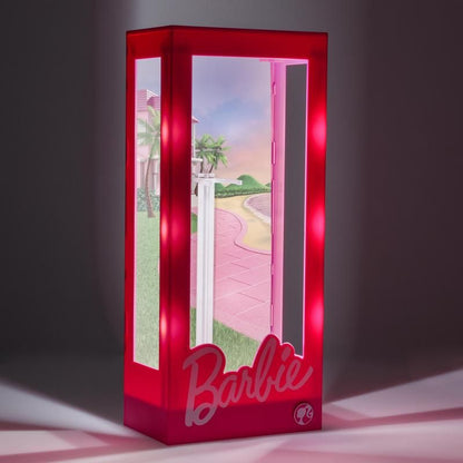 Caja de presentación de Barbie con lámpara