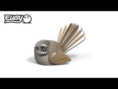 EUGY 3D - Cola de caballo con collar