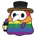 Sticker Squishable – Docteur de la Peste Arc-en-Ciel Pride