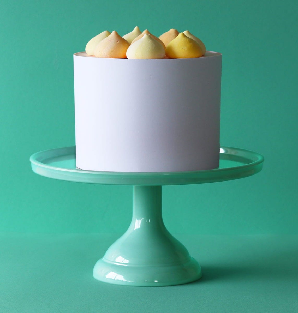 Présentoir à gâteau - petit format - menthe – vue 2 – A Little Lovely Company