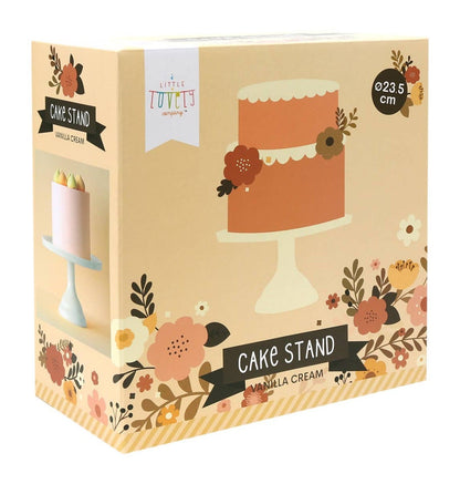 Présentoir à gâteau - petit format - crème vanille – vue 4 – A Little Lovely Company