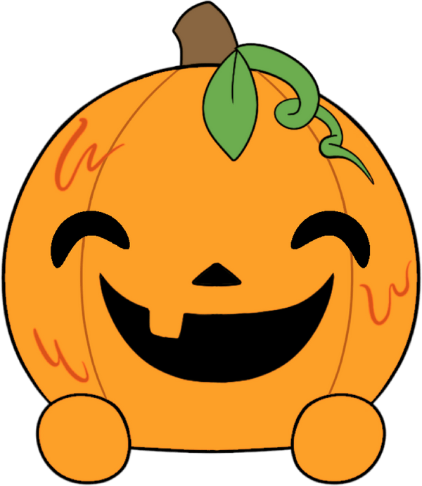 Pumpkin Slimecicle Stickie (6in)