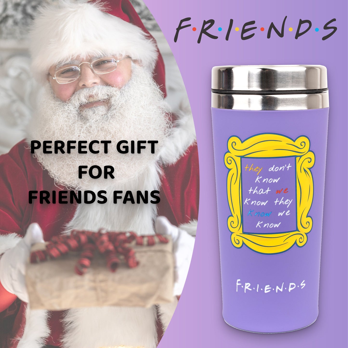 Friends Travel Mug – violet