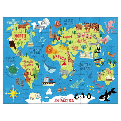 Puzzle to Go Carte du Monde