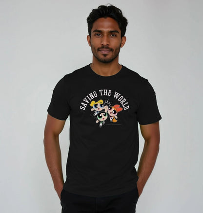 T-shirt adulte Powerpuff Girls Saving the World