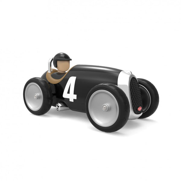 Coche de carreras negros