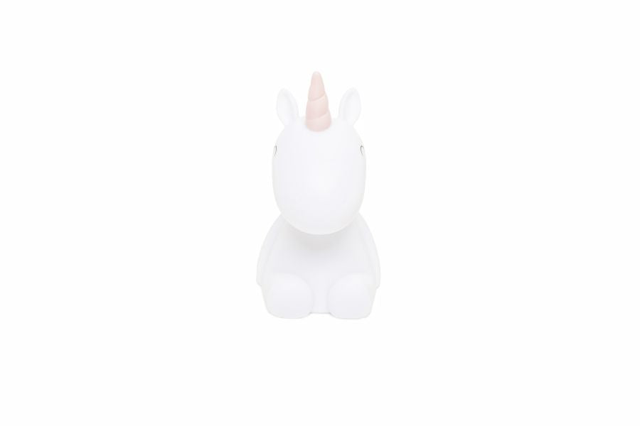 Mini luz de noche de unicornio rosa