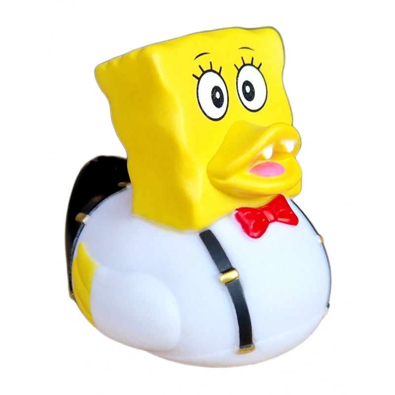 Pato cabeza de gruyère