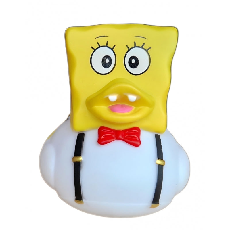 Pato cabeza de gruyère