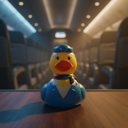 Duck, Flight Attendant, Blonde