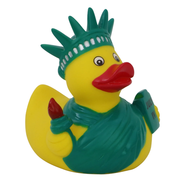Statua della Libertà a forma di anatra