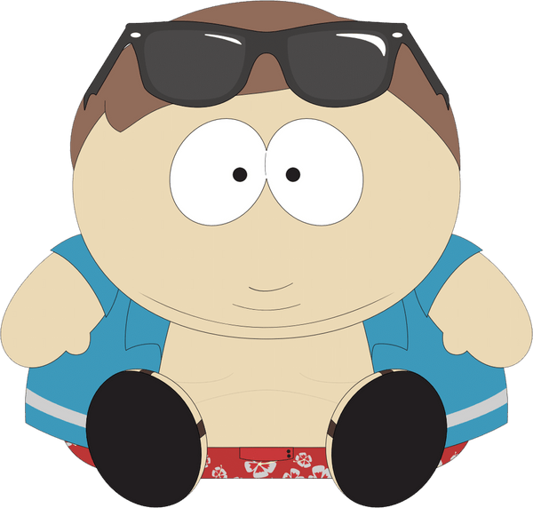 Cartman at the Pool Plush (9in)
