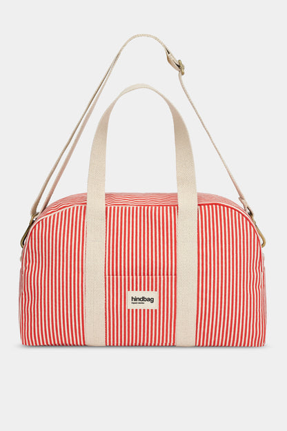 Sac bowling Charlie Rayures rouge