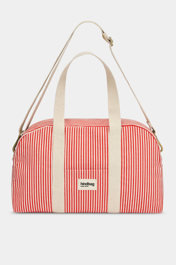 Sac bowling Charlie Rayures rouge