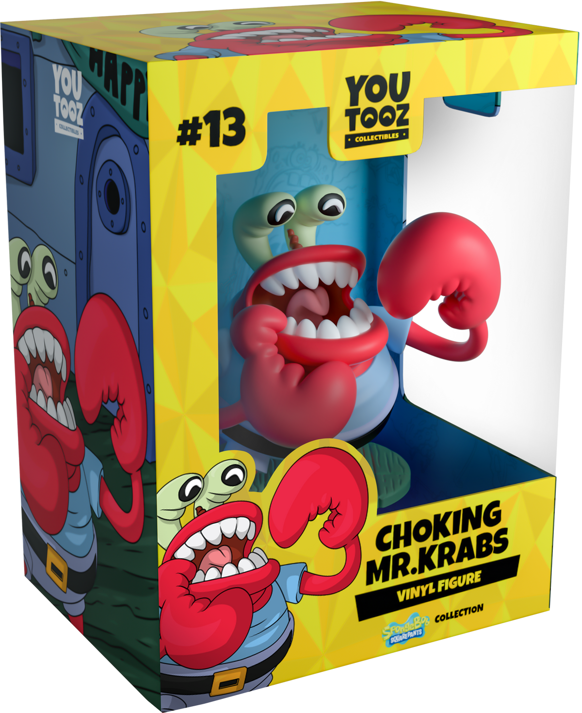 Choking Mr. Krabs Figure