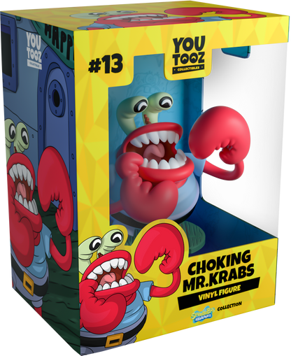 Choking Mr. Krabs Figure