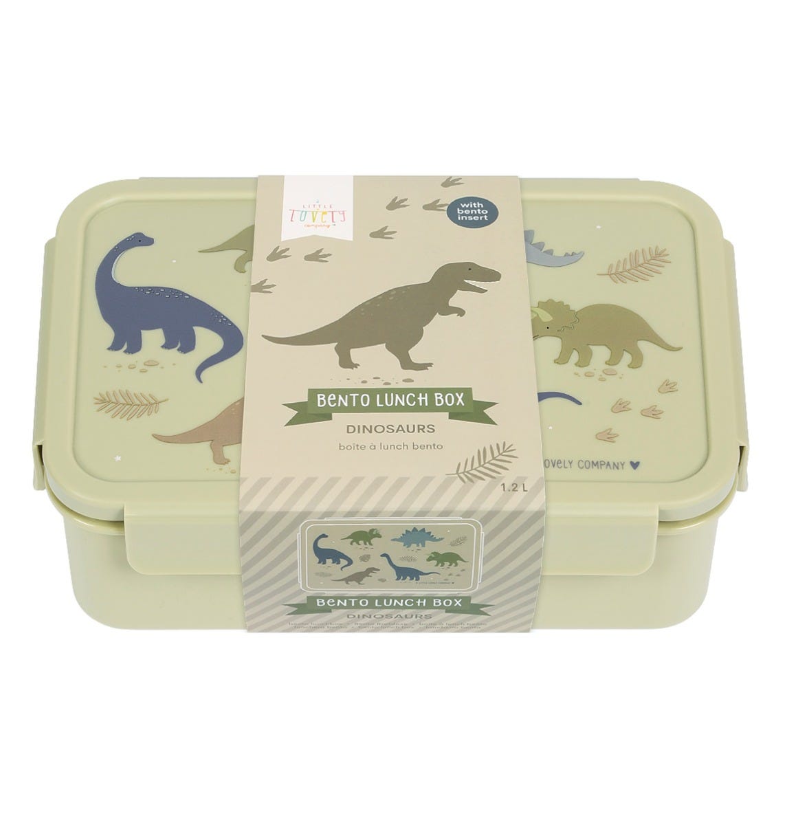 Boîte à déjeuner bento - Dinosaures – vue 5 – A Little Lovely Company