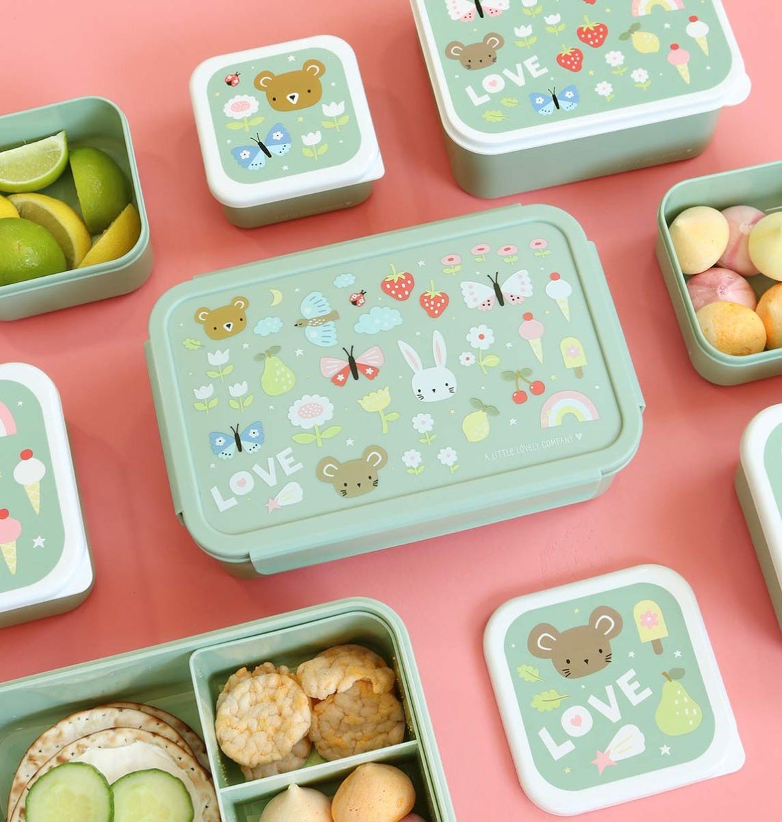 Boîte à déjeuner bento - Joy – vue 5 – A Little Lovely Company