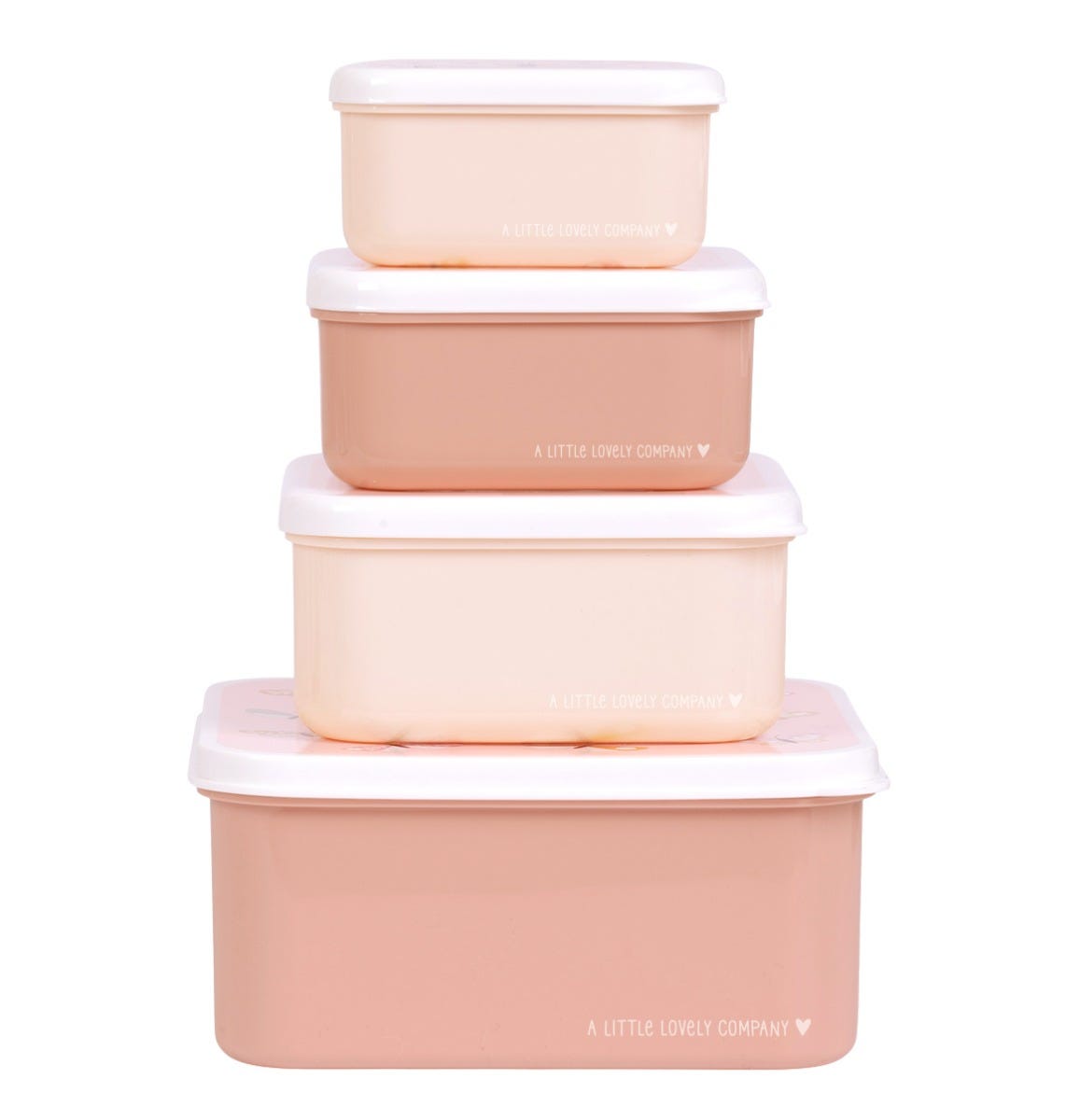 Lot de 4 boîtes repas et goûter - Papillons – vue 4 – A Little Lovely Company