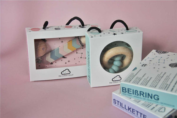 Schnullerkette Animal Rust aus Silikon