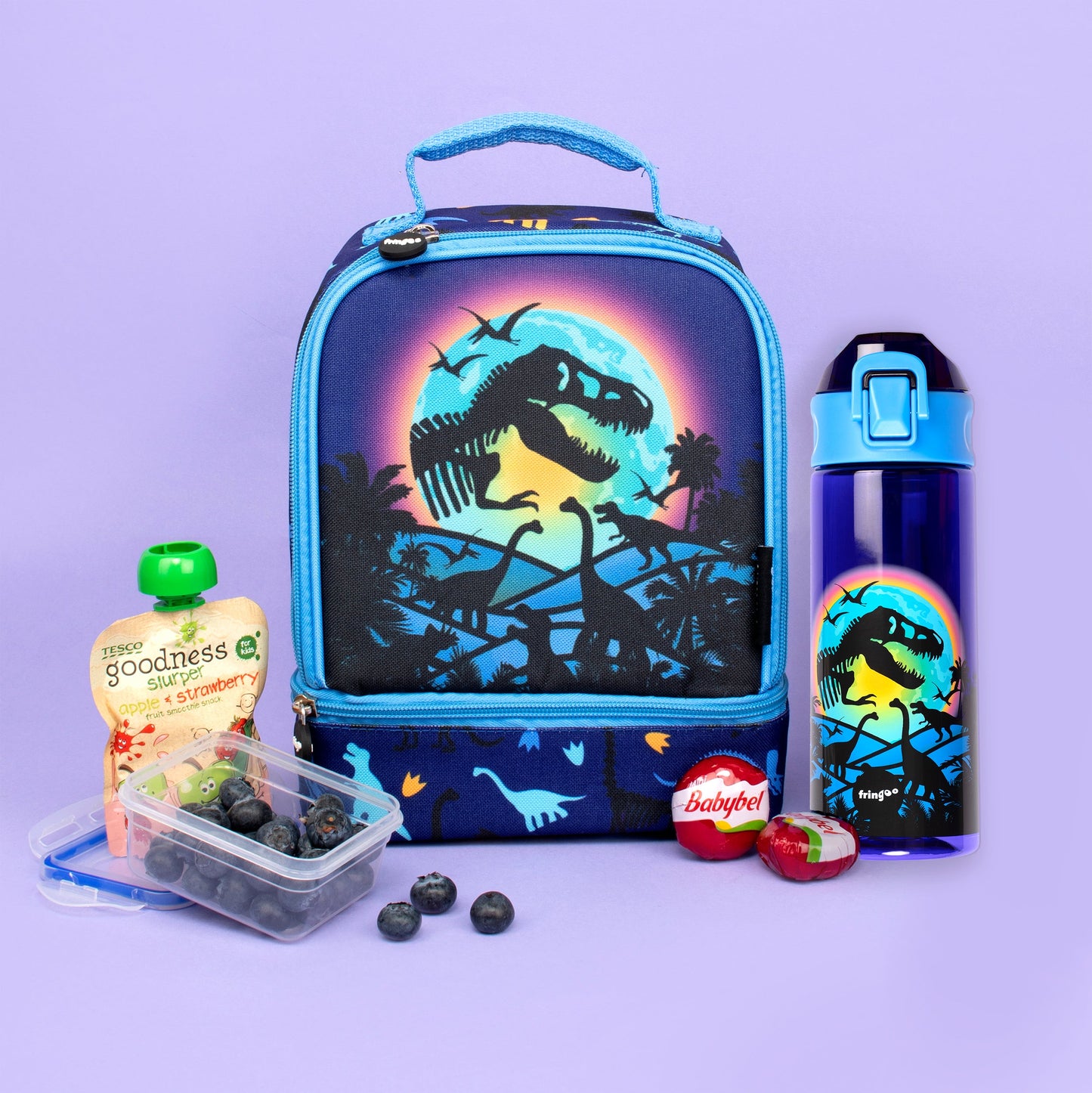 Flip Top Gourde 600ml – dinosaure Moon