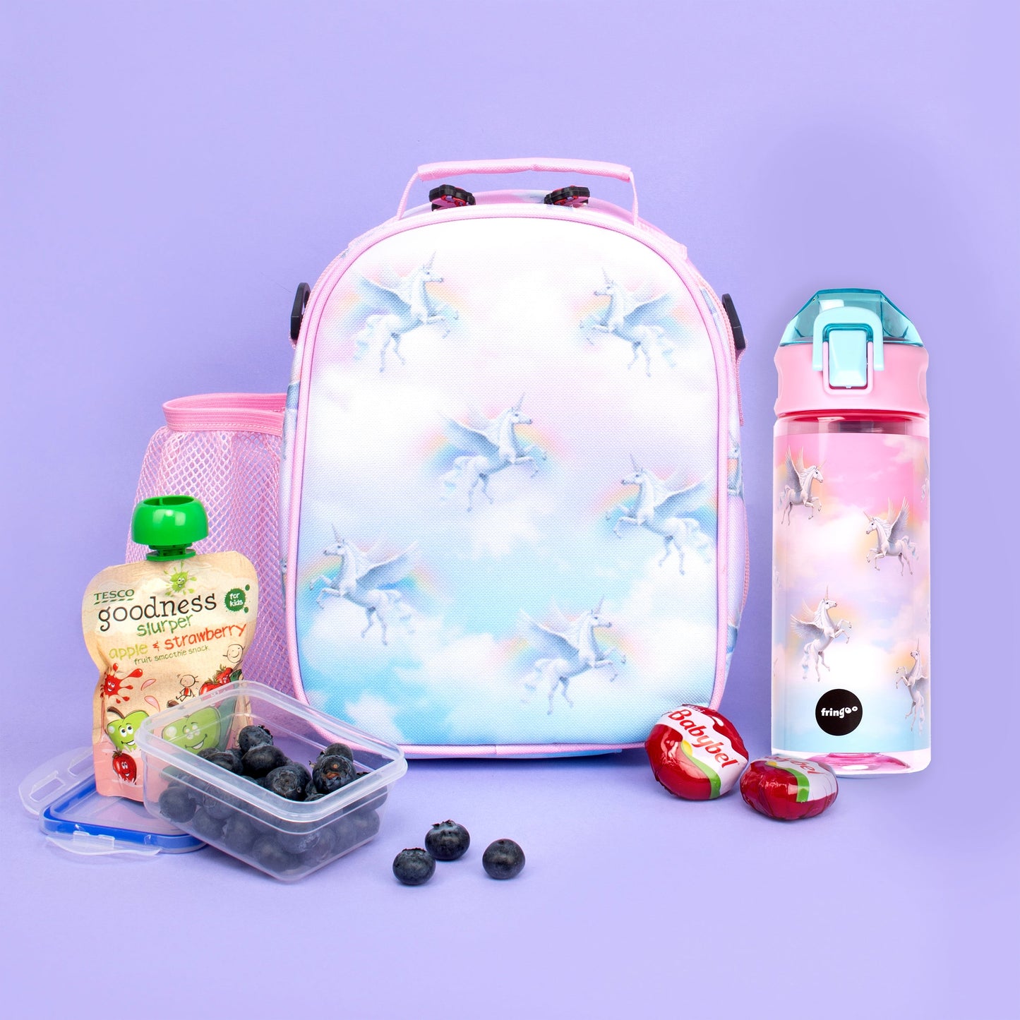 Flip Top Gourde 600ml – licorne Sky