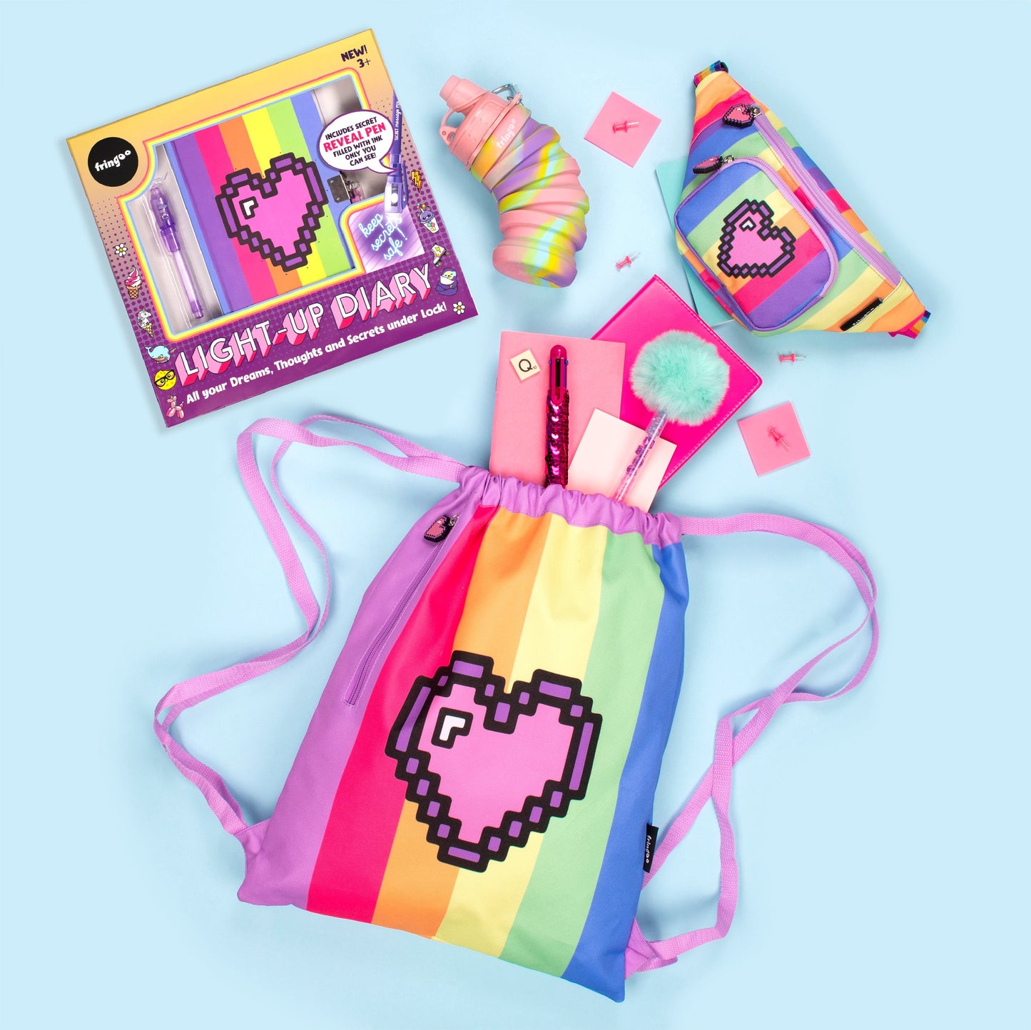 Journal secret lumineux – Pixel Heart