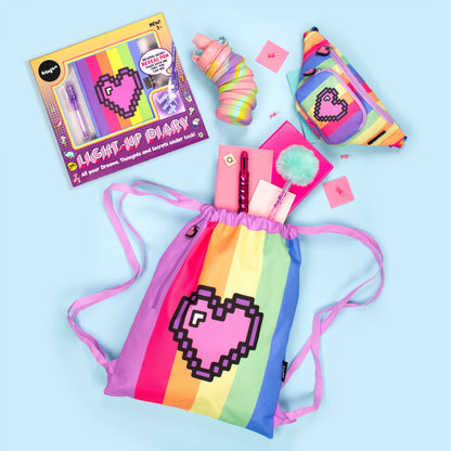 Journal secret lumineux – Pixel Heart