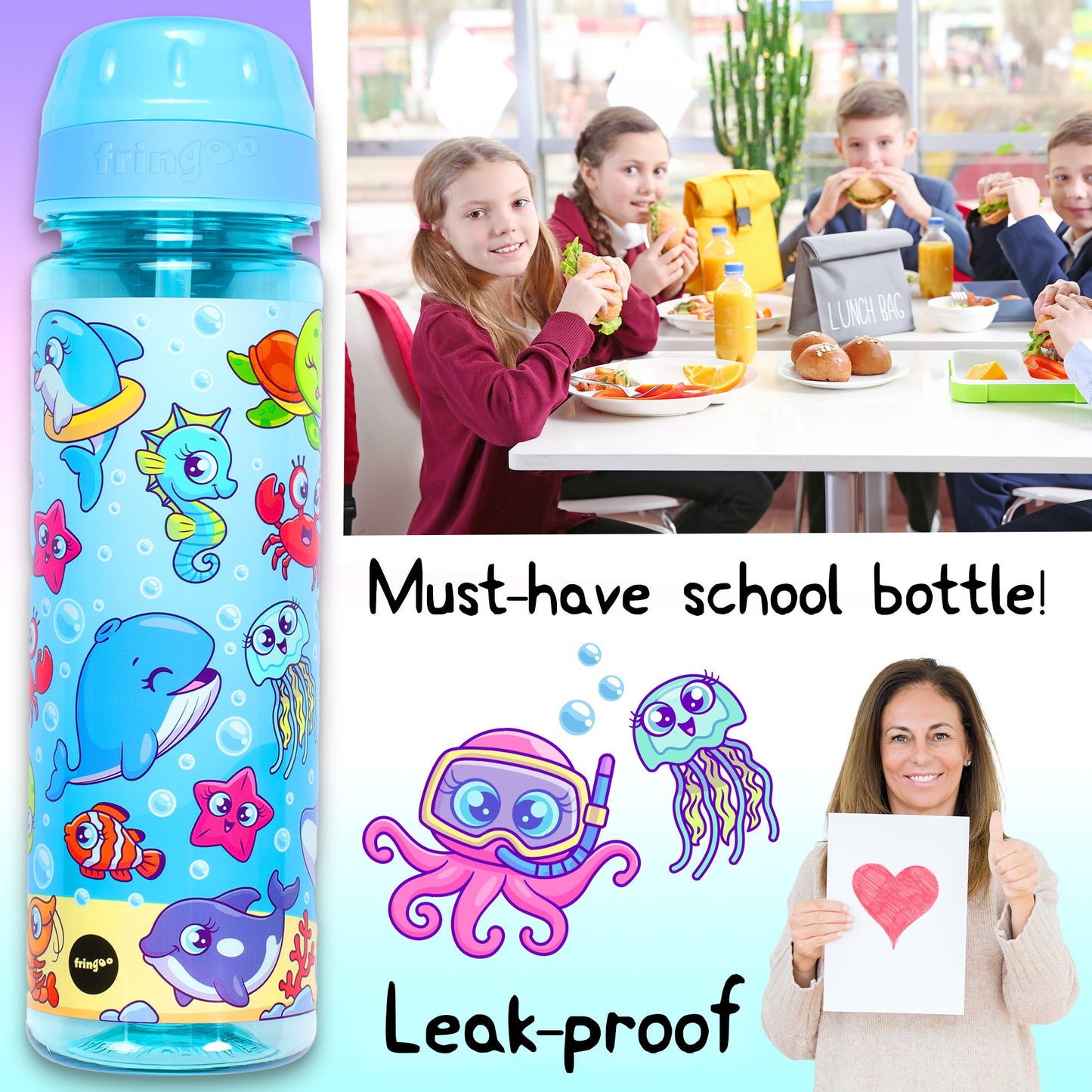 Gourde – Straw Bottle – Sea World